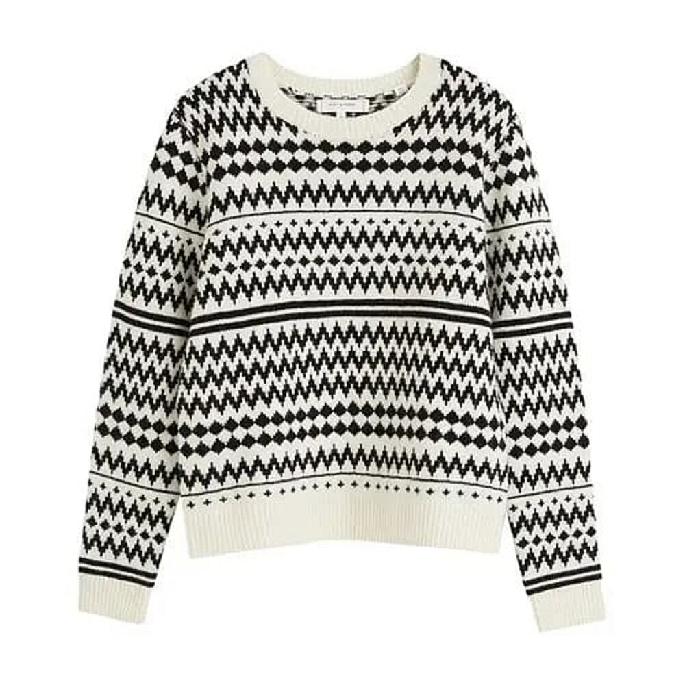 chinti & parker wool-cashmere pop fair isle sweater